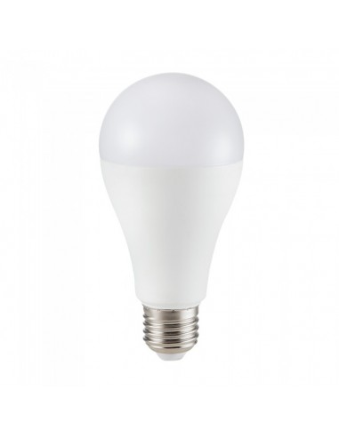 LAMPADINA LED 15W E27 A65 TERMOPLASTICO BIANCO 6000K - Luce FREDDA